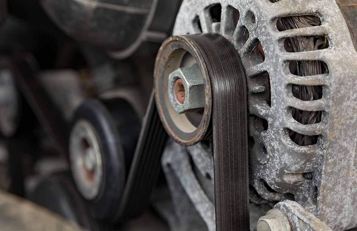 Serpentine belt hotsell on a car